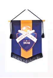 Personalised custom pennants for individual team members